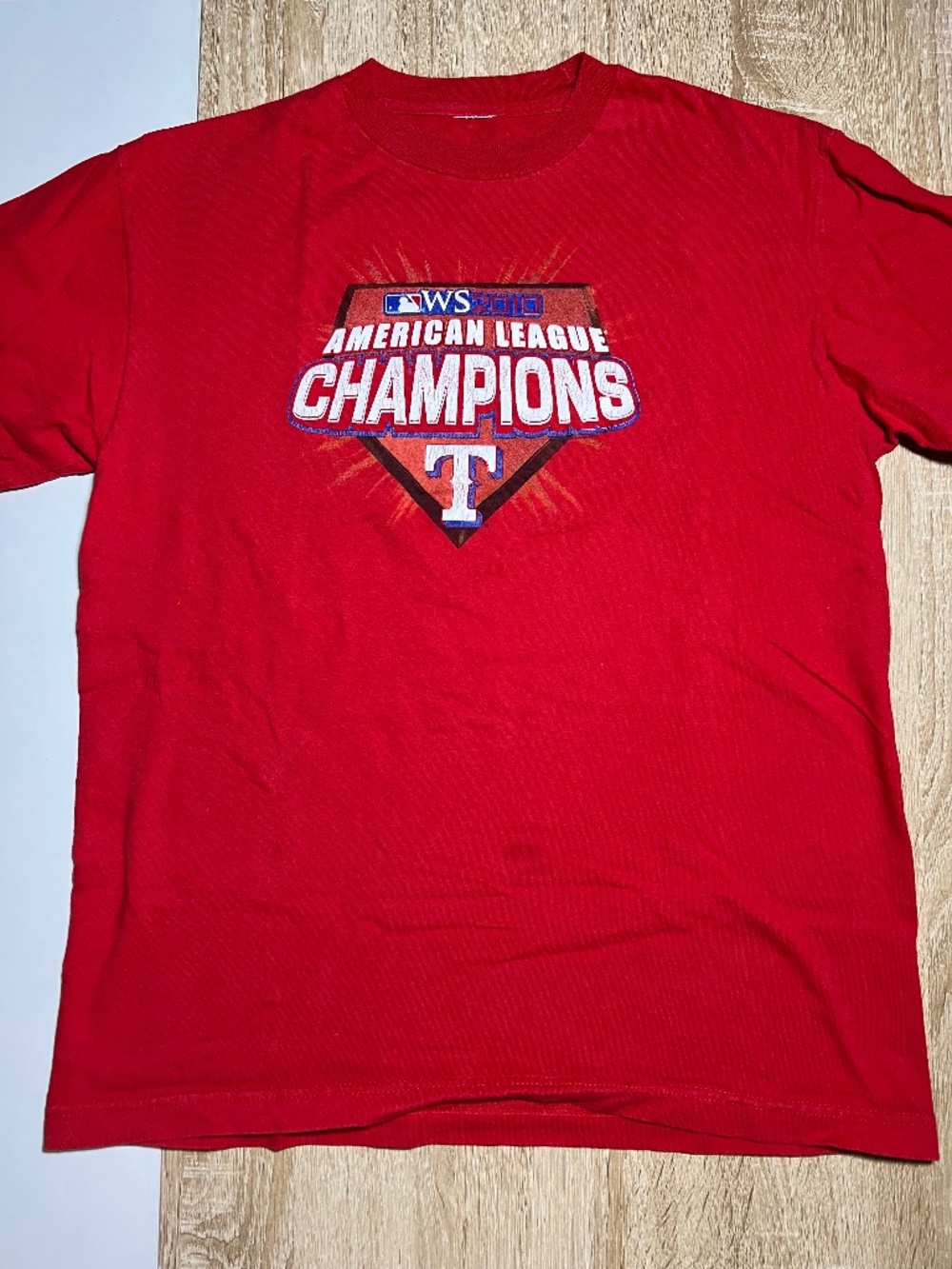 Texas Rangers Official Merchandise, 2010 American League Champions Tee Shirt